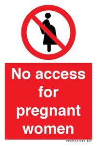 PV7655: No access for pregnant women