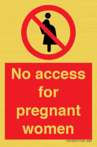 PV7655: No access for pregnant women