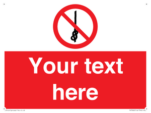 PV7662: Custom prohibition Do not tie knots in rope