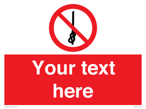 PV7662: Custom prohibition Do not tie knots in rope
