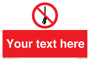 PV7662: Custom prohibition Do not tie knots in rope