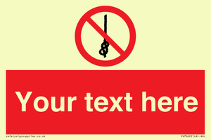 PV7662: Custom prohibition Do not tie knots in rope