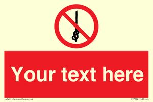 PV7662: Custom prohibition Do not tie knots in rope