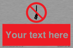 PV7662: Custom prohibition Do not tie knots in rope