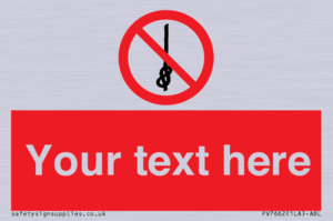 PV7662: Custom prohibition Do not tie knots in rope