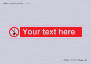 PV7662: Custom prohibition Do not tie knots in rope