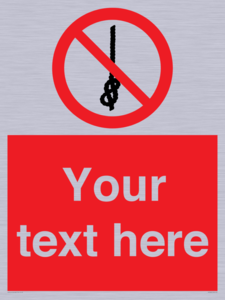 PV7662: Custom prohibition Do not tie knots in rope