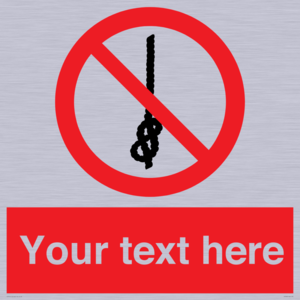 PV7662: Custom prohibition Do not tie knots in rope