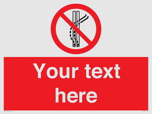 PV7668: Custom prohibition Do not leave the tow track