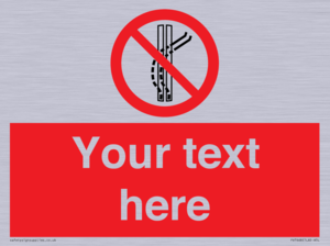 PV7668: Custom prohibition Do not leave the tow track