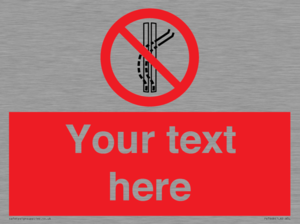 PV7668: Custom prohibition Do not leave the tow track