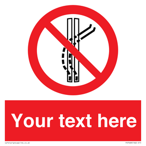 PV7668: Custom prohibition Do not leave the tow track