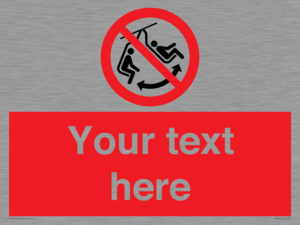 PV7669: Custom prohibition Do not swing the chair