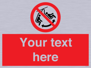 PV7669: Custom prohibition Do not swing the chair