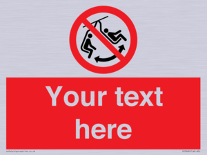 PV7669: Custom prohibition Do not swing the chair