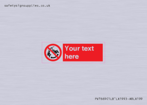 PV7669: Custom prohibition Do not swing the chair