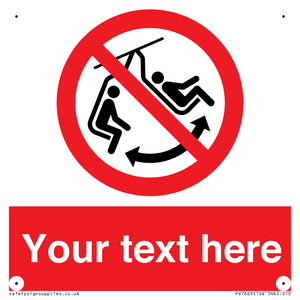 PV7669: Custom prohibition Do not swing the chair