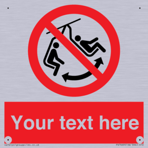 PV7669: Custom prohibition Do not swing the chair