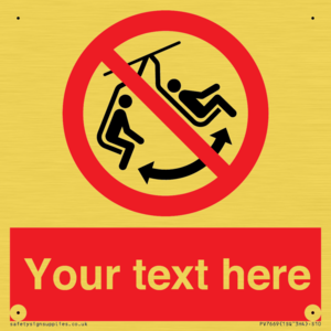 PV7669: Custom prohibition Do not swing the chair