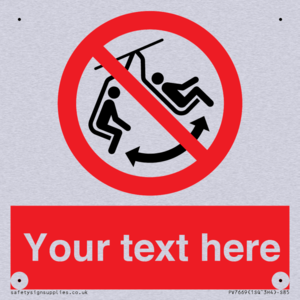 PV7669: Custom prohibition Do not swing the chair