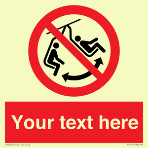 PV7669: Custom prohibition Do not swing the chair