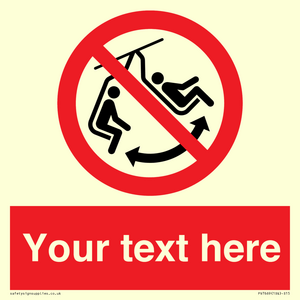 PV7669: Custom prohibition Do not swing the chair