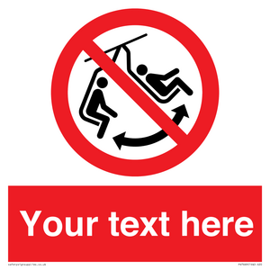 PV7669: Custom prohibition Do not swing the chair