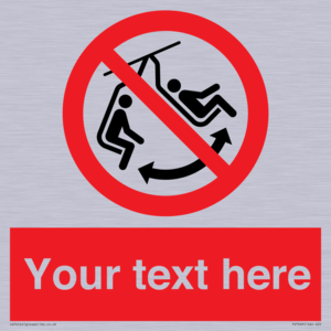 PV7669: Custom prohibition Do not swing the chair