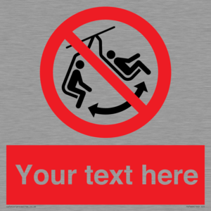 PV7669: Custom prohibition Do not swing the chair