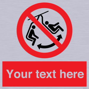 PV7669: Custom prohibition Do not swing the chair