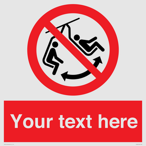 PV7669: Custom prohibition Do not swing the chair