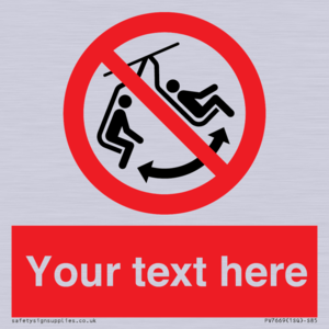 PV7669: Custom prohibition Do not swing the chair