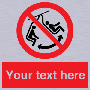 PV7669: Custom prohibition Do not swing the chair