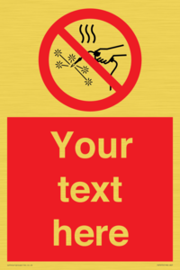 PV7670: Custom prohibition Hot works prohibited