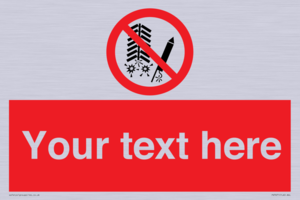 PV7671: Custom prohibition Do not set off fireworks