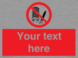 PV7671: Custom prohibition Do not set off fireworks