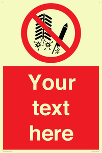 PV7671: Custom prohibition Do not set off fireworks