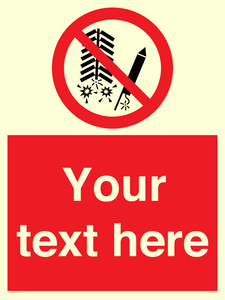 PV7671: Custom prohibition Do not set off fireworks