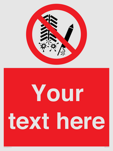 PV7671: Custom prohibition Do not set off fireworks