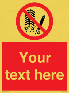 PV7671: Custom prohibition Do not set off fireworks