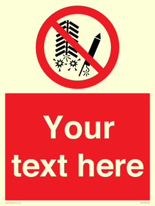 PV7671: Custom prohibition Do not set off fireworks