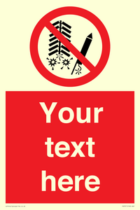 PV7671: Custom prohibition Do not set off fireworks