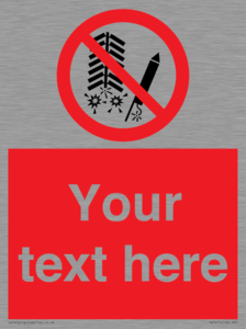 PV7671: Custom prohibition Do not set off fireworks