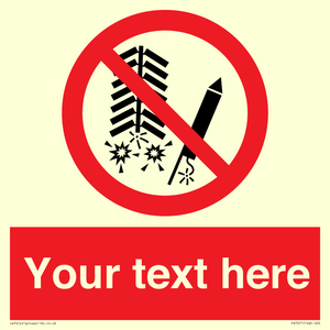 PV7671: Custom prohibition Do not set off fireworks