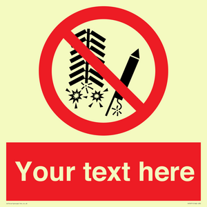 PV7671: Custom prohibition Do not set off fireworks