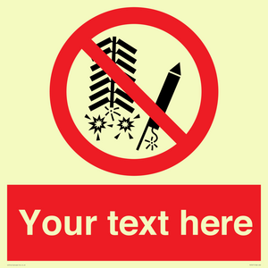 PV7671: Custom prohibition Do not set off fireworks