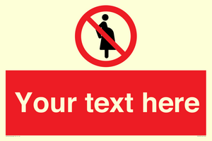PV7673: Custom prohibition not for pregnant women