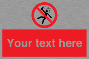 PV7674: Custom prohibition Not for people in the state of intoxication