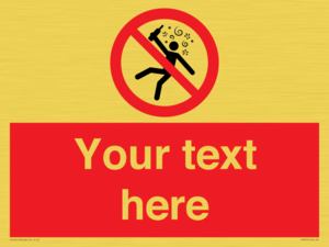 PV7674: Custom prohibition Not for people in the state of intoxication