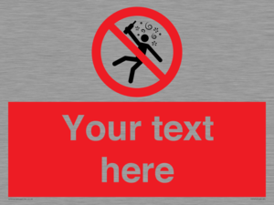 PV7674: Custom prohibition Not for people in the state of intoxication